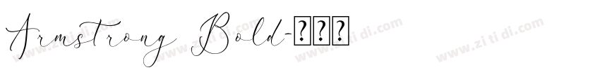 Armstrong Bold字体转换